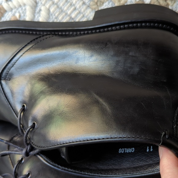 Aquatalia 'Carlos' Weatherproof Men's Leather Boots Sz 11 - Picture 11 of 13